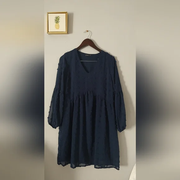 Miholl dress Women V Neck Long Sleeve Style Flowy Summer Size Small Good Cond - Picture 4 of 9